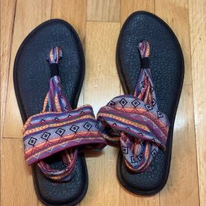 Strappy beach sandals